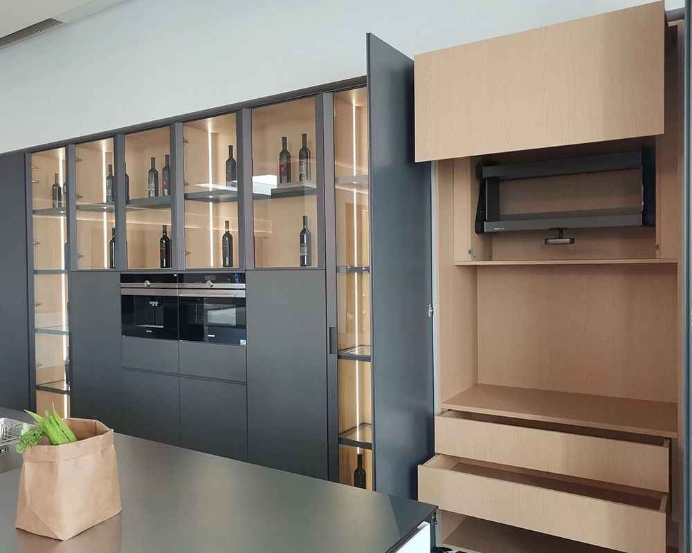 dark brown kitchen cabinets