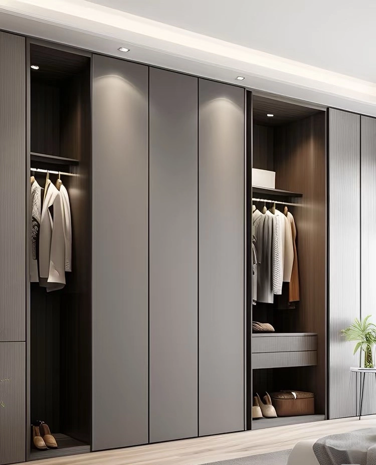 EB metal wardrobe, high gloss finish, customizable storage, modular wardrobe,
